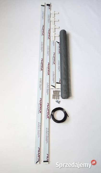 Moskitiera okienna aluminiowa biała do wymiaru Łask