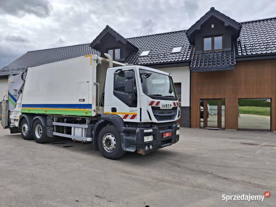 Iveco Stralis 360 Euro 6 Śmieciarka Dwukomorowa Sierakowice