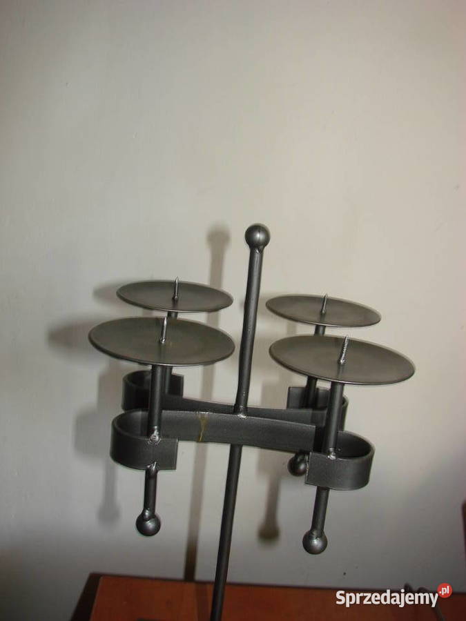 metalowy świecznik Pruszcz Gdański