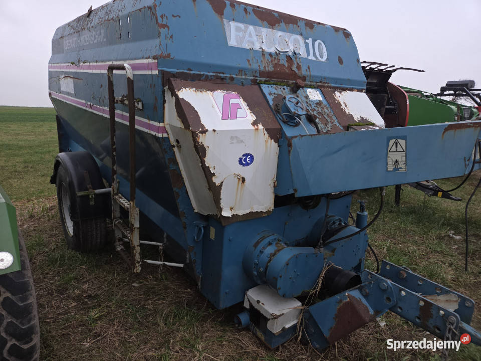 Wóz paszowy Storti FALCO 10 m3 uszkodzony Przeździatka-Kolonia