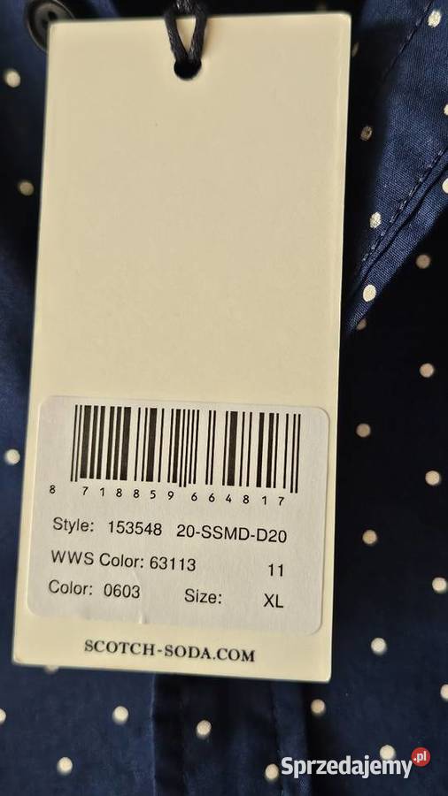 Nowa koszula Scott Soda rozmiar slim fit XL Lublin