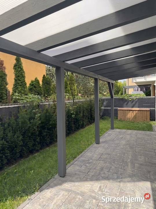 Zadaszenie tarasu pergola na grodowa z drewna Pozostałe mazowieckie sprzedam
