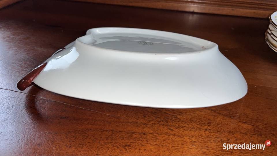 Patera listek Lyngby Dannmark Ręcznie malowana Gdańsk