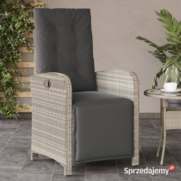 vidaXL Rozkładane fotele ogrodowe z podnóżkiem 2 Fotele Warszawa