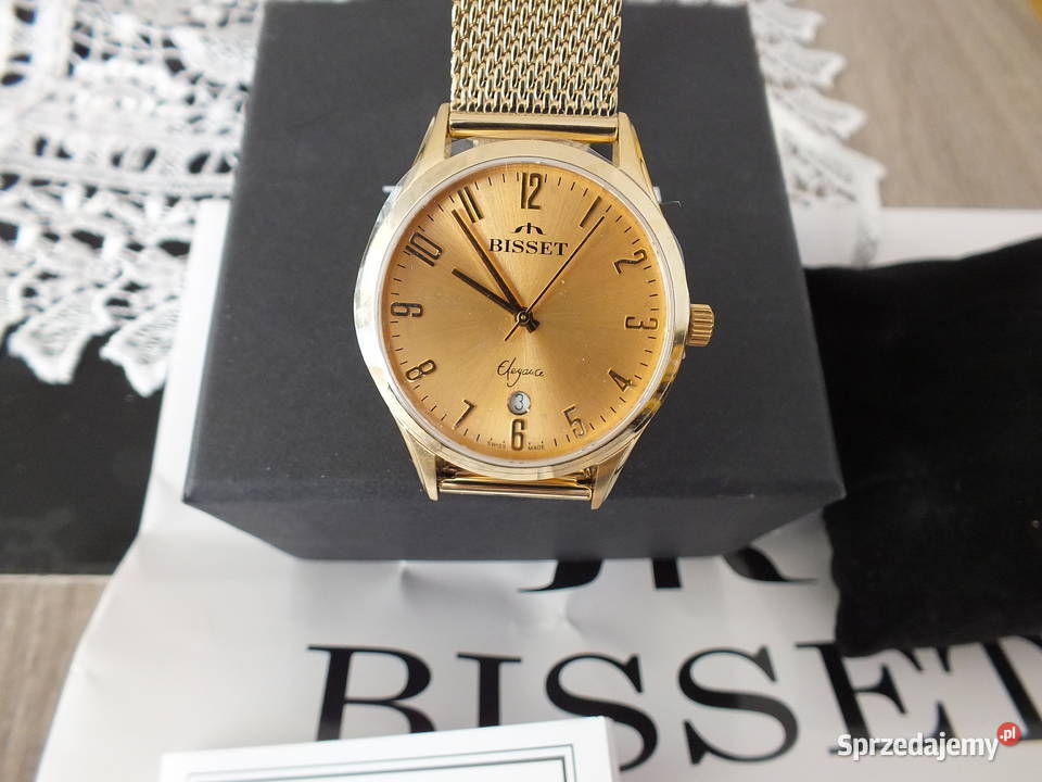 Zegarek Bisset Nowy Swiss Made Kurier Golasowice sprzedam