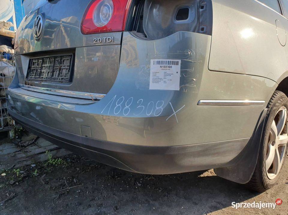 ZDERZAK TYŁ VOLKSWAGEN PASSAT B6 LB6S Lipno sprzedam