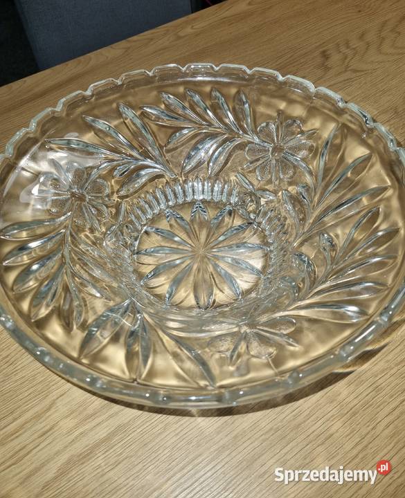 Patera Misa Szklana Vintage Ceramika i szkło Wola Podłężna