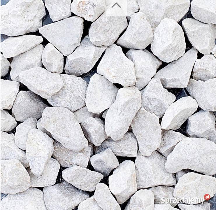 Białe Kruszywo Ogrodowe Grys Śmietankowy Kamień Otwock