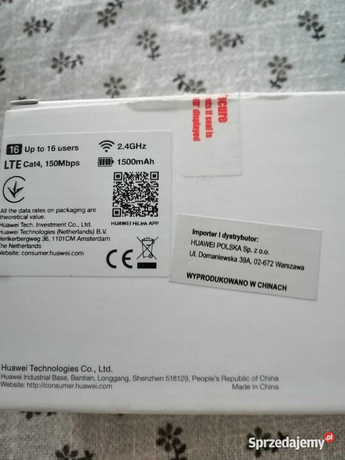 RUTER MOBILNY 4G LTE sprzedam