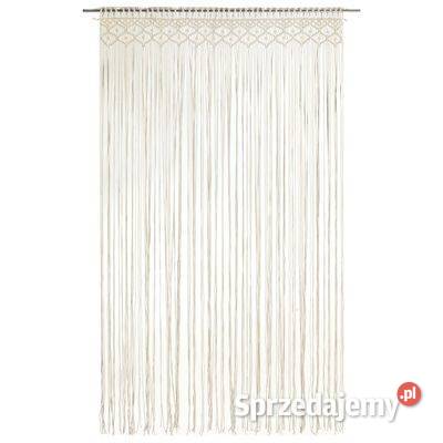 vidaXL Zasłona z makramy 140 x 240 bawełna Firany Warszawa sprzedam