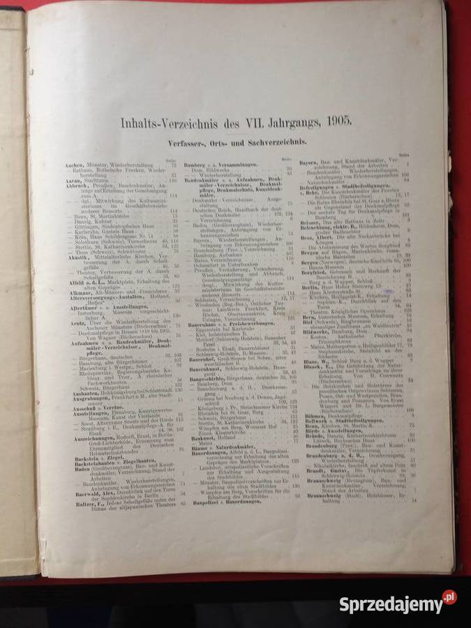 2878 Die Denkmalpflege Ochrona Zabytków Antykwariat zachodniopomorskie Szczecin