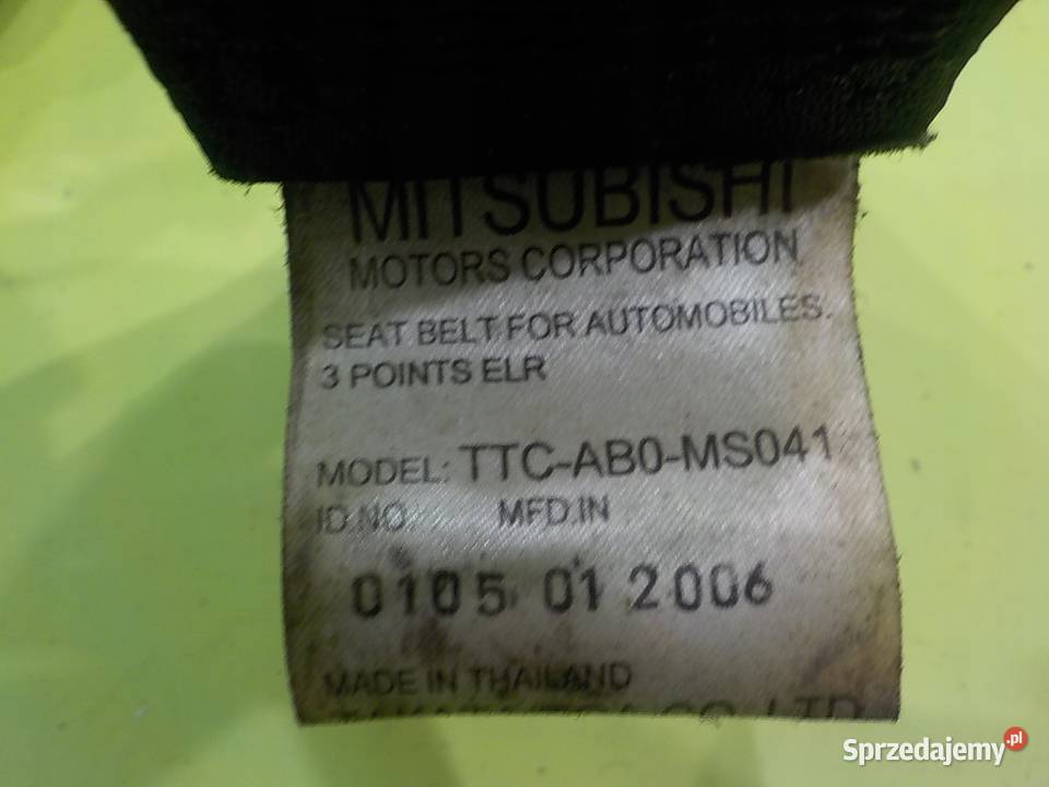 MITSUBISHI L200 IV 4x4 06r 5D pas bezpieczenstwa osobowe Suków