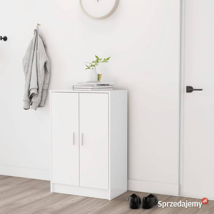 Szafka na buty biała 60x35x92 materiał Warszawa