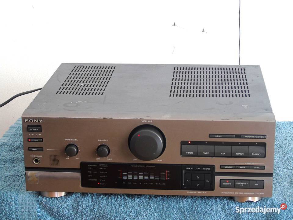 Wzmacniacz stere Sony TAD507 korektor graficzny podkarpackie
