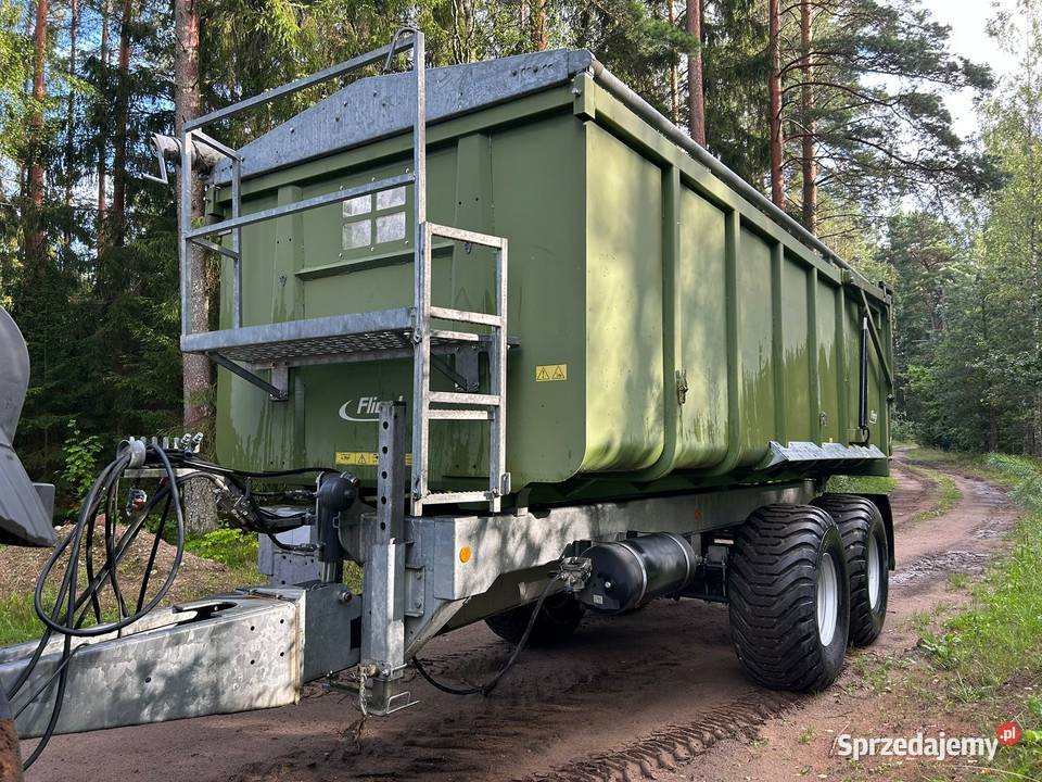 Przyczepa Fliegl TMK 200 NOWA skorupowa tandem Ćmiłów