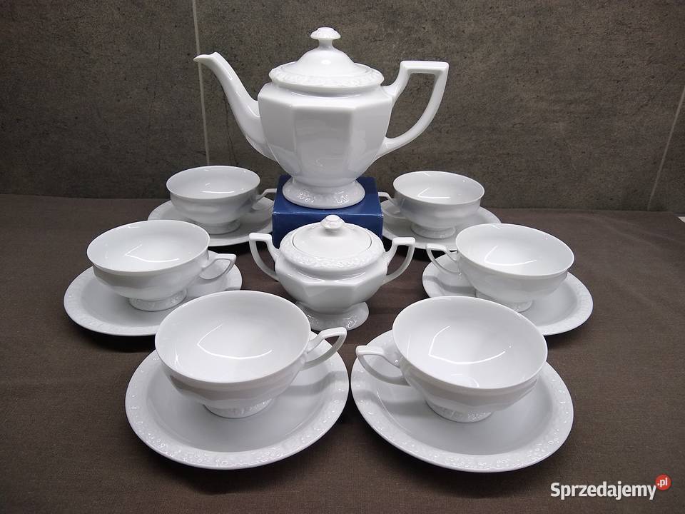 Serwis do herbaty Rosenthal Biała Maria Classic Porcelana i szkło Kalisz sprzedam