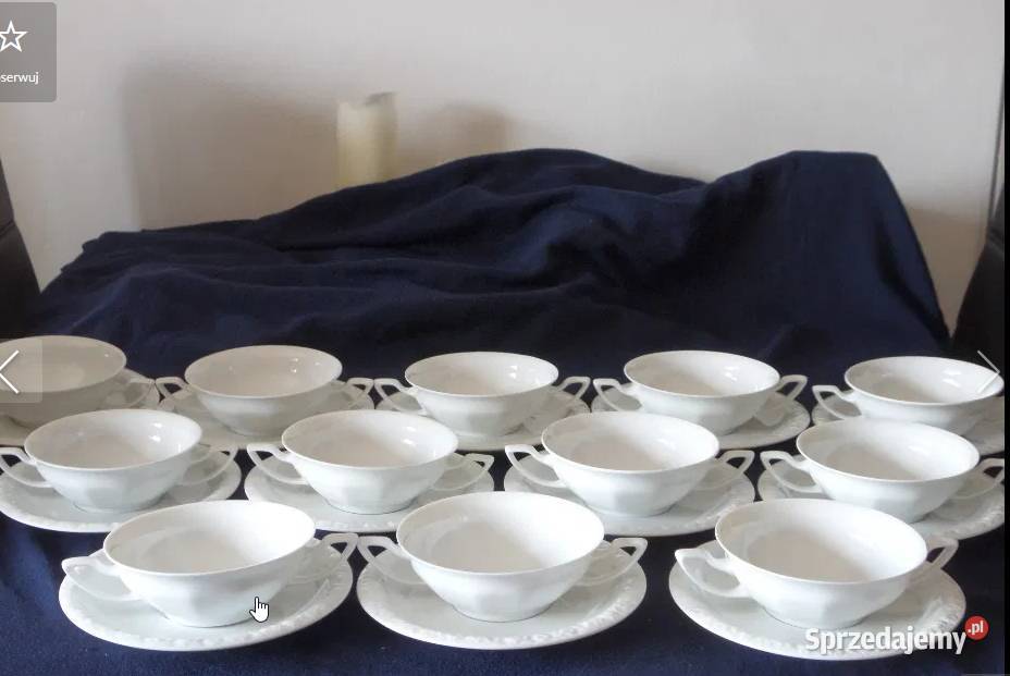 Rosenthal biala Maria 12 Bulionowek warmińsko-mazurskie Pasym