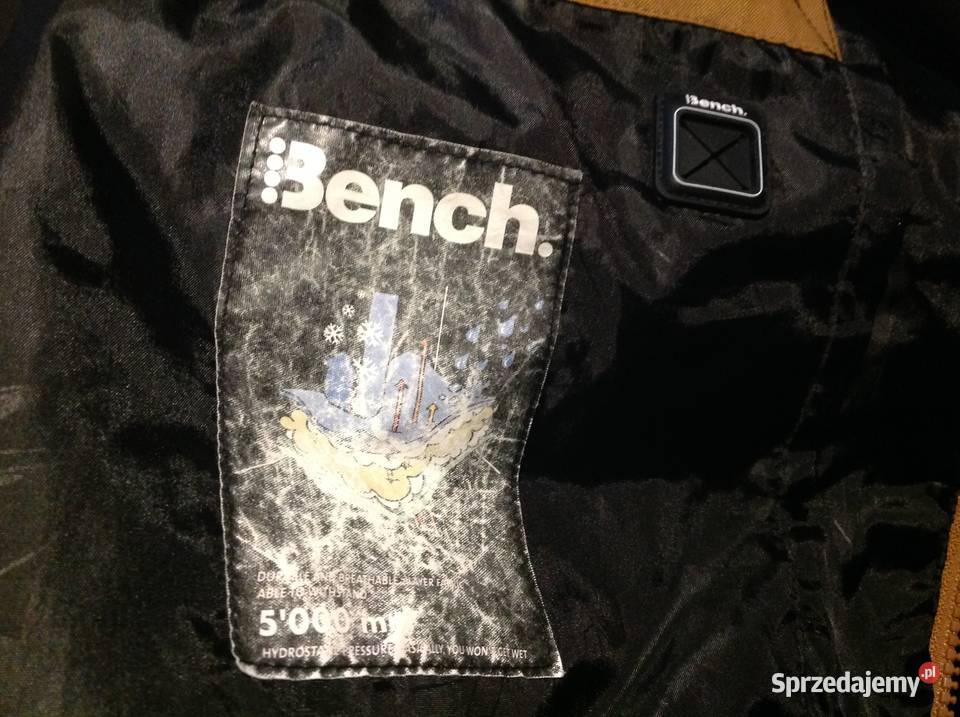 Kurtka Turystyczna Przeciwdeszczowa Męska BENCH Przeciwdeszczowa