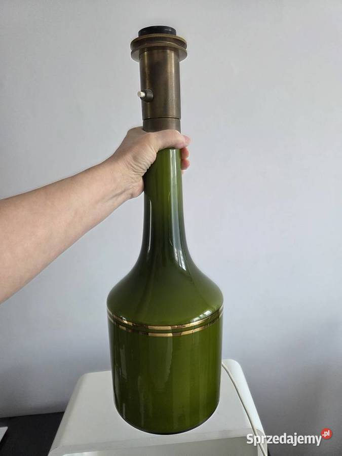 Lampa szklana vintage Poznań sprzedam