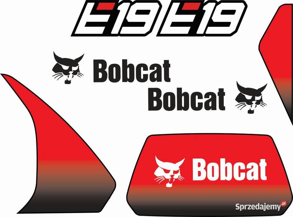 Naklejki na maszyny Bobcat naklejki zestawy nie wielkopolskie