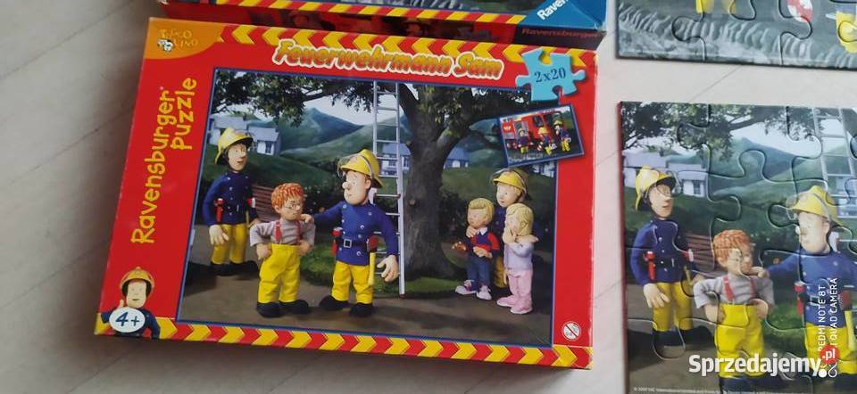 puzzle strażak sam komplet Dla Dziecka Poznań