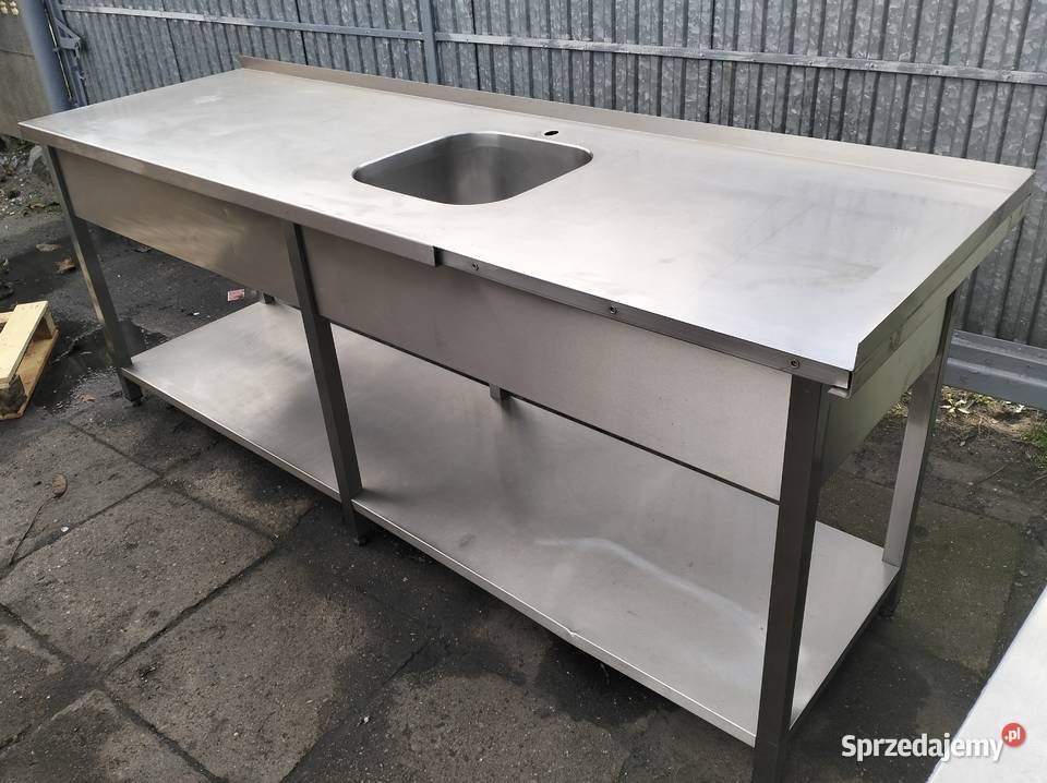 Zlew gastronmiczny 1komorowy 2285x70x90 wielkopolskie sprzedam