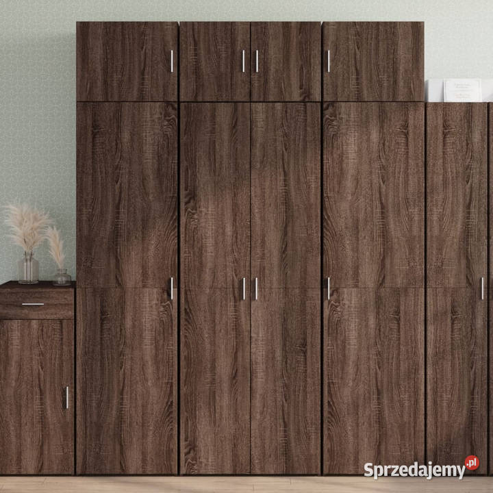 Wysoka szafka brązowy dąb 70x425x185 WM3281426 Szafki mazowieckie Warszawa sprzedam