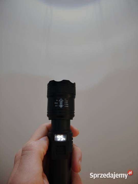 Latarka LED o dużej mocy 2000 lm USB Żyrardów