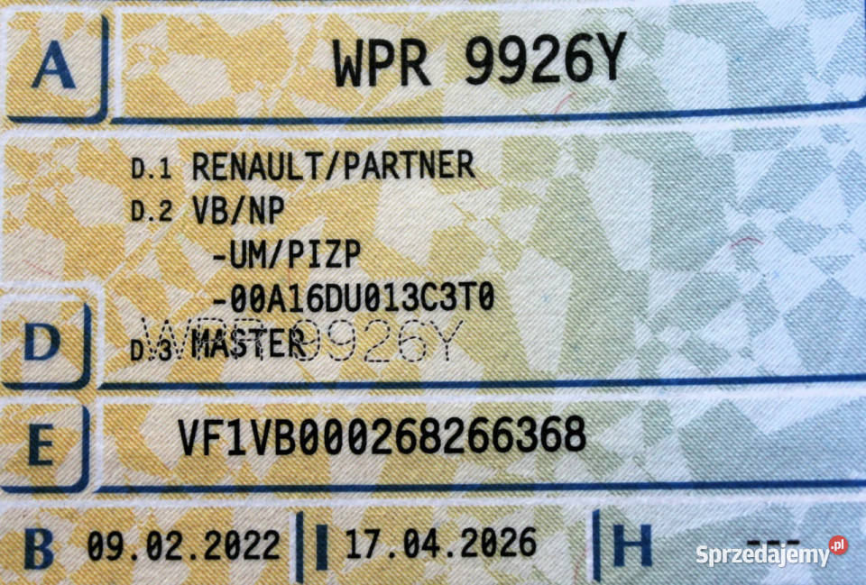Renault Master Kamera SalonPL FV23 wielofunkcyjna kierownica