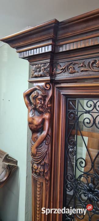 Rzeźbiona biblioteczka szafa zachodniopomorskie Szczecin