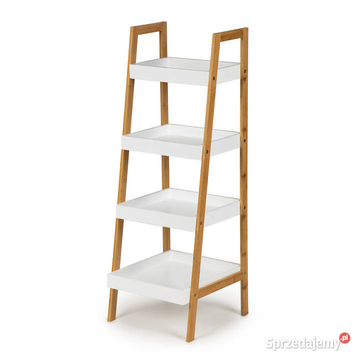 Regał szafka półka stoliczek 4 półki bambusowy Regały Smogorzów