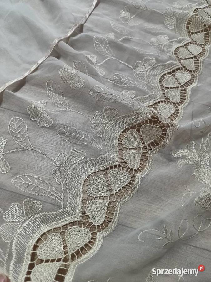 Firana nowa beżowa Dom i Ogród Śrem