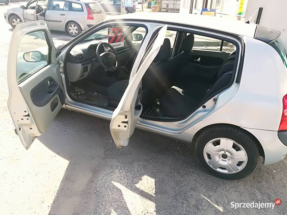RENAULT CLIO 12I 2004r KLIMA ELES CZWK 5 DRZWI manualna Bydgoszcz