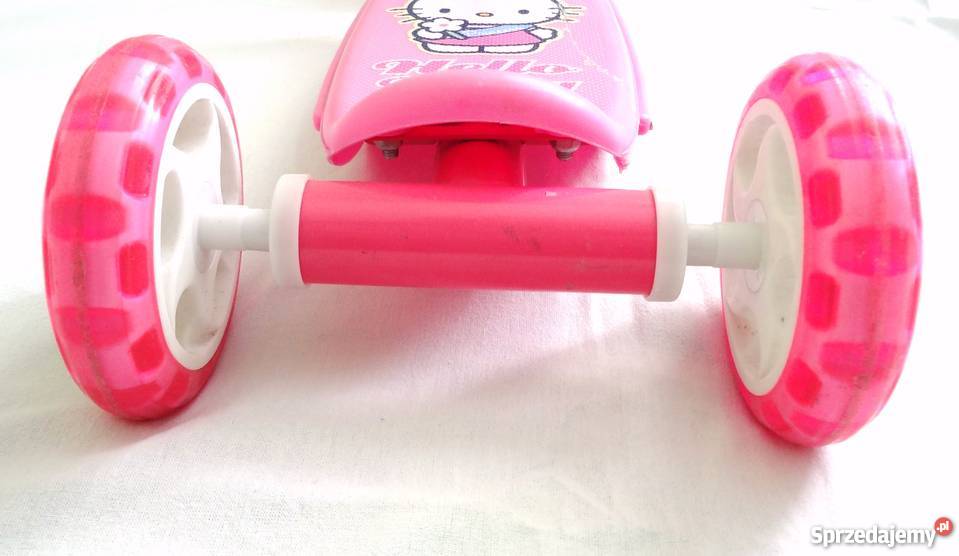 Hulajnoga trzykołowa 3 kołowa dziewczynki HELLO sprzedam