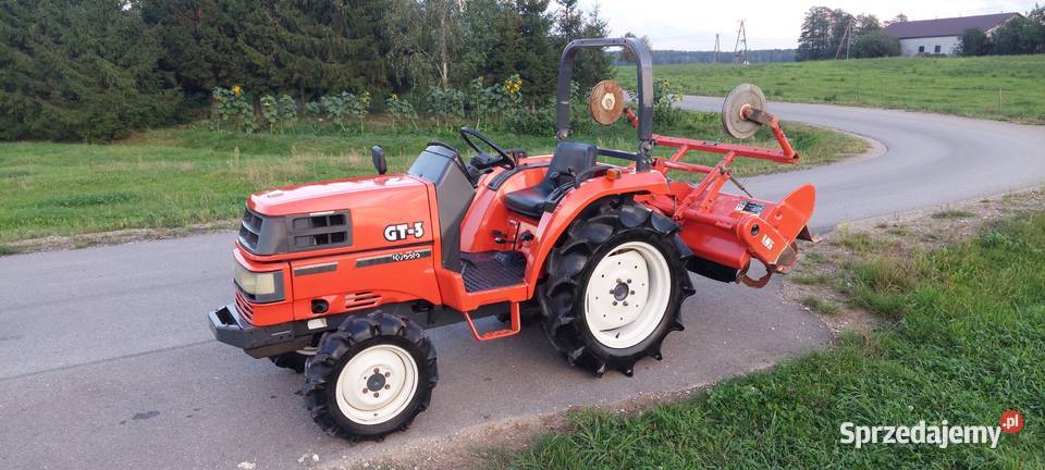 Traktorek Kubota GT3 z glebogryzarką piękny stan Augustów