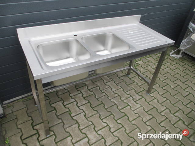 Zlew 2 Komory Dwukomorowy Stal Nierdzewna Ostrów Wielkopolski