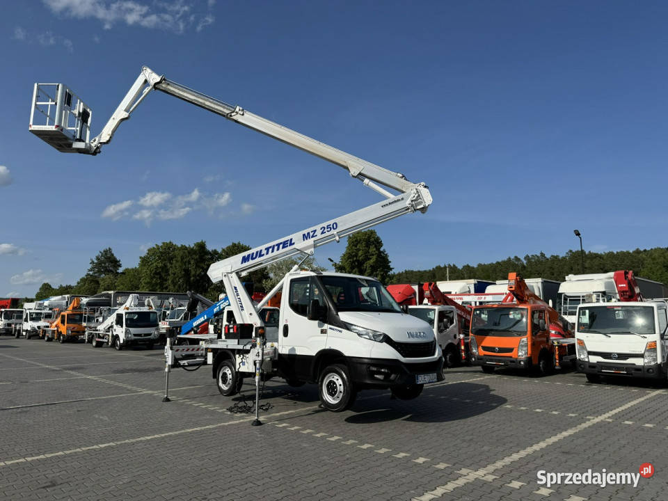 Iveco Daily 35S14 Podnośnik Koszowy Multitel MZ Widełki