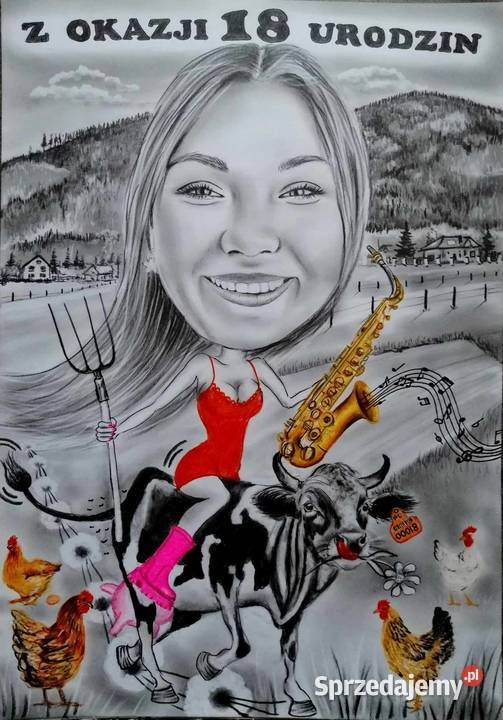 KARYKATURA Górki Wielkie sprzedam