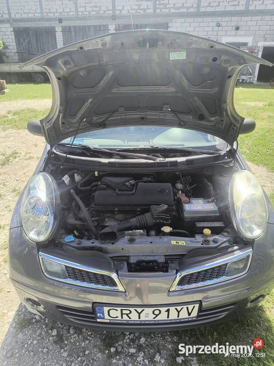 Nissan Micra 2008r 12 benzyna kujawsko-pomorskie