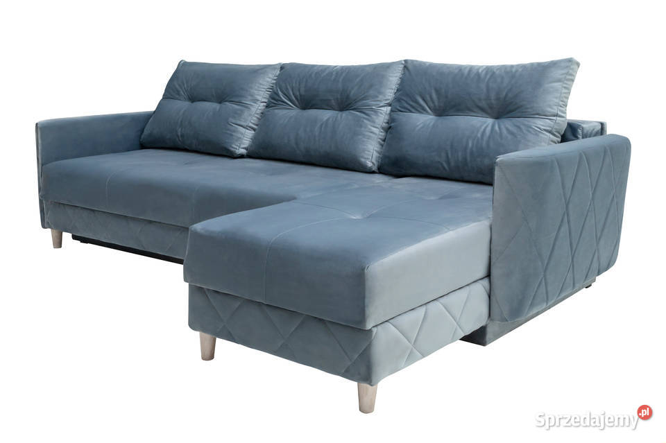 Narożnik Jasnoniebieski z Funkcją Spania USZAK podkarpackie