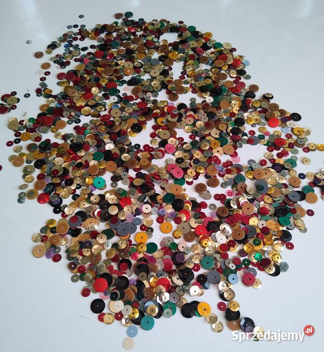 Cekiny Mix kolorów i wielkości Handmade Gdańsk