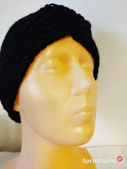 Opaska na głowę wełna alpaka handmade Nakrycia głowy Olsztyn