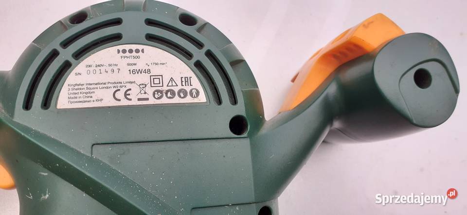 Nożyce do żywopłotuFPHT 500elektryczne 50230V kujawsko-pomorskie Tuszkowo