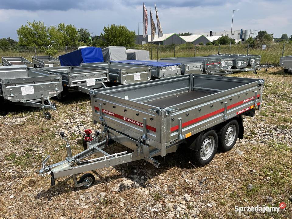 Przyczepa wywrot 750DMC Temared 255x153 KIPER Piła