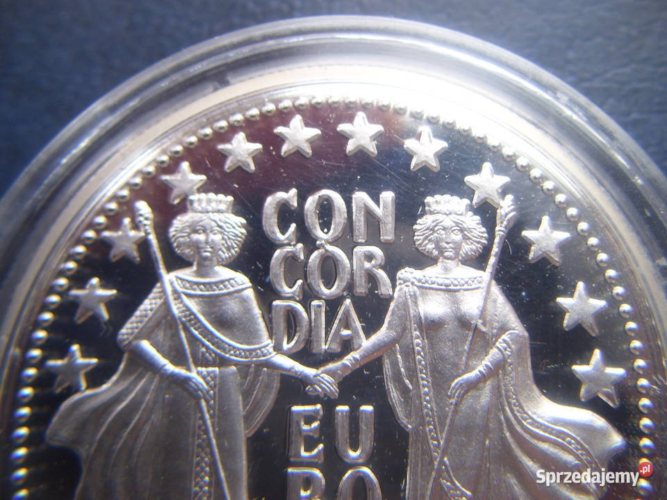 STare monety 10 dinerów 2001 Andora stan podkarpackie Lesko