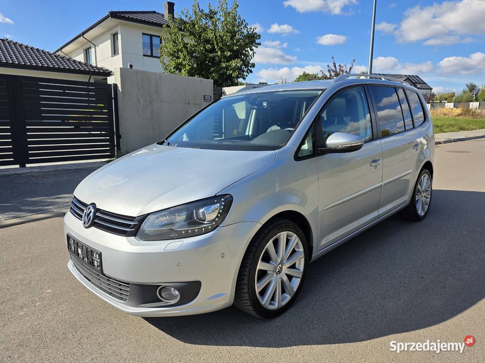 VW Toura 20TDI 177 Automat bezwypadkowy opłacony srebrny