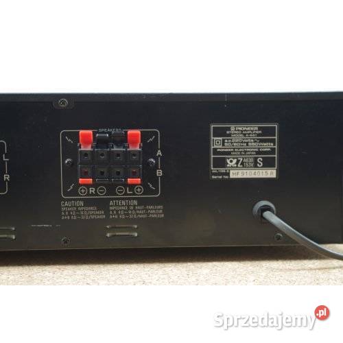 Pioneer A441 japoński wzmacniacz stereo z złotej