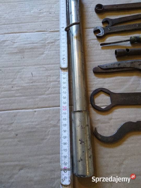 Junak m10 m07 wyposażenie narzędzia prl Kruszwica