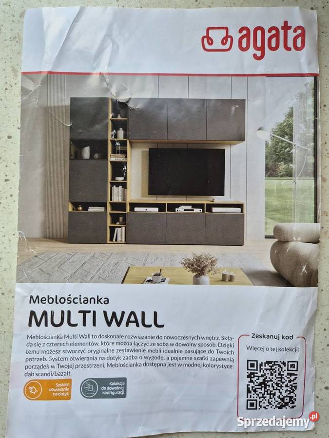 Meblościanka rtv Multi Wall Mwble Agata Czeladź