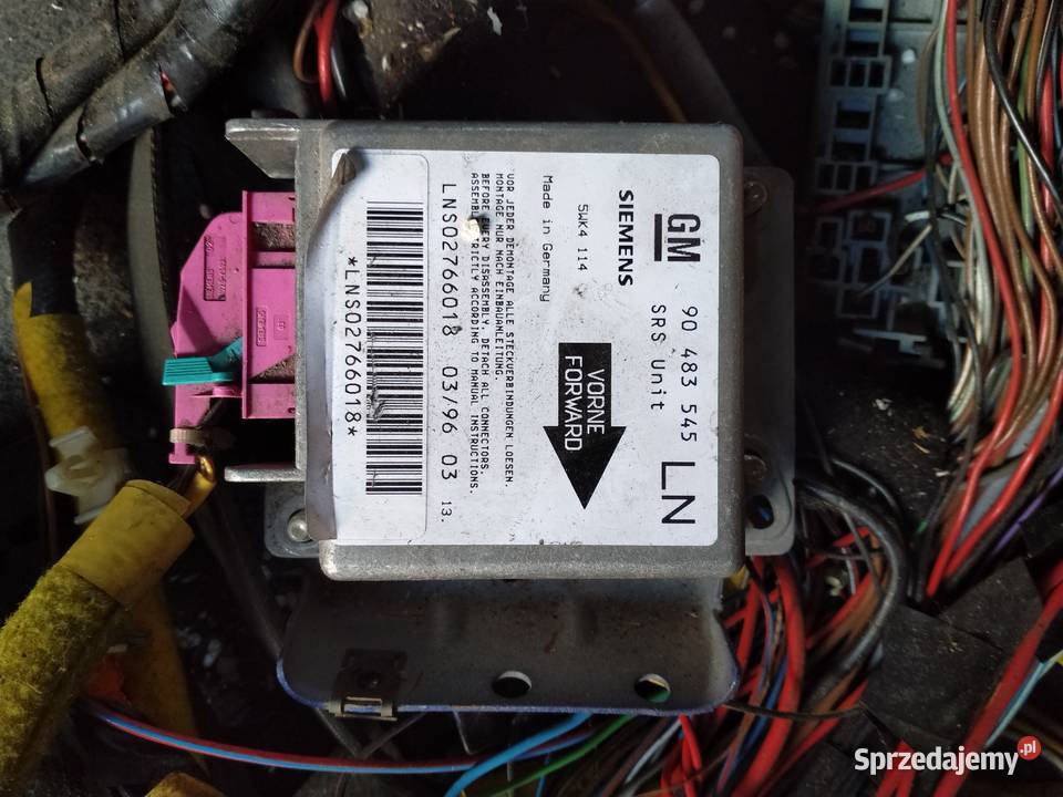 Moduł airbag sensor opel corsa B Układ elektryczny sprzedam